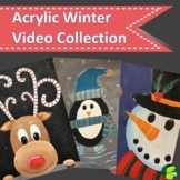 Winter & Christmas/ Holiday Party Acrylic Videos: Snowman,