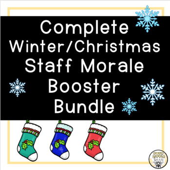 Preview of Staff Morale Booster Bundle - Winter|Christmas