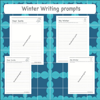 Preview of Winter, Christmas Writing Prompts