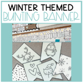 Winter Classroom Bunting Banner Decor