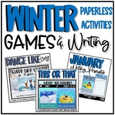 Winter Classroom Games, Brain Breaks, Morning Meeting, Wri