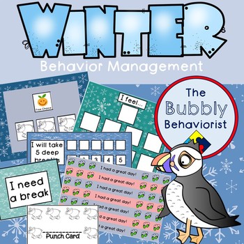 Preview of Winter Classroom Management Bundle