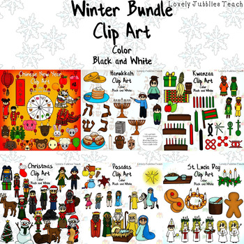 Preview of Winter Clip Art Bundle