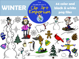 Winter Clip Art - The Schmillustrator's Clip Art Emporium