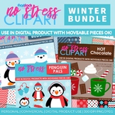 Winter Clipart And Digital Papers BUNDLE