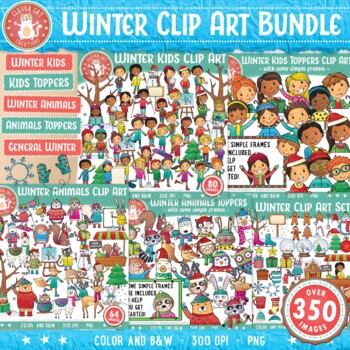 Preview of Winter Clipart Bundle