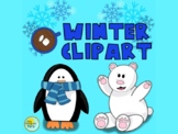 Winter Clipart - EDITABLE & CUSTOMIZABLE Papers, Activitie