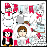fort mcmurray winter play clipart