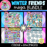 Winter Clipart: Winter Friends MEGA BUNDLE {DobiBee Designs}