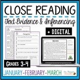 Winter Reading Comprehension Passages & Questions - Jan, F