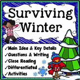 Winter Reading Comprehension Passages, Questions & Activit