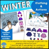 Winter Clothes Activities | Speech Therapy | Adapted Books