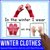 Winter Clothes Matching Life Skills Special Education Acti