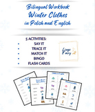 Winter Clothes - Zimowe ubrania : Polish / English workshe
