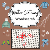 Winter Clothing Wordsearch Activity Worksheet