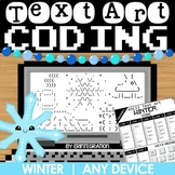 Winter Coding Activities & Typing Practice | ASCII Text Ar