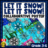 Winter Collaborative Poster | Let it Snow! | Elementary Ar