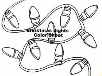 Preview of Christmas Winter Holiday Color Sheet 4 Pack