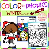Winter Color by Code Phonics