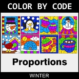 Winter Color by Code - Ratios & Proportions