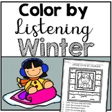 Winter Color by Listening (A Following Directions Activity)