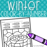 Winter Color-by-Number Pages