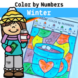 Winter Color by Number printable