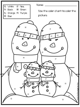 for grade maths worksheets 4 australia by Color by The Winter Te  Kindergarten Numbers: Pod