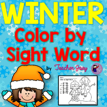 Winter Coloring by Teacher Joey | Teachers Pay Teachers