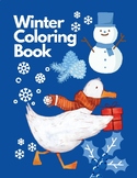 Winter Coloring Book - Christmas Color Pages (Holiday Fun 