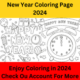 Winter Coloring Book | New year 2024 | coloring Activity |