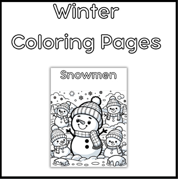 Preview of Winter Coloring Pages