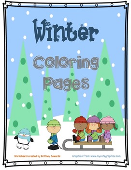 Preview of Winter Coloring Pages