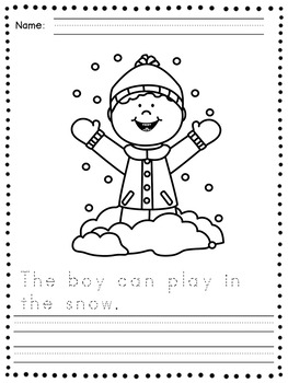 Download Winter Coloring Pages - Winter Handwriting Practice by ...