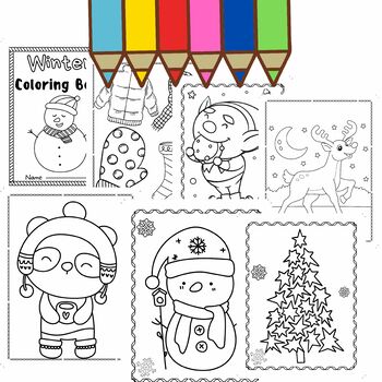 Winter Coloring Pages Free  Free christmas coloring pages