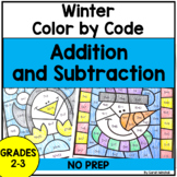 Winter Coloring Pages Addition and Subtraction January Col