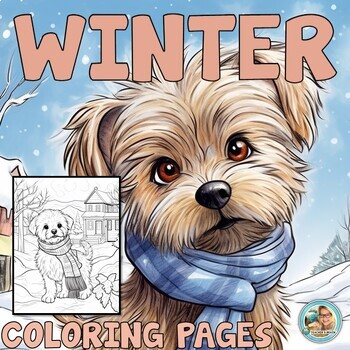 Preview of Winter Coloring Pages | January |  Sheets | Winter Activities