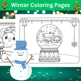 Winter Coloring Pages / Coloring Sheets / Winter Activities
