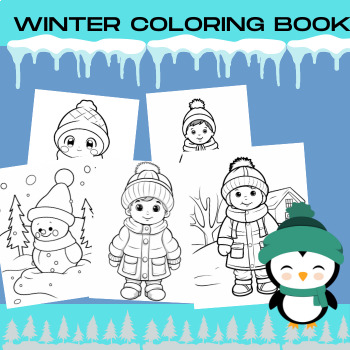 Preview of Winter Coloring Pages - Coloring Sheets - Winter Activities