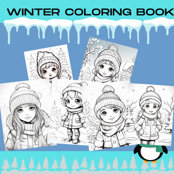 Preview of Winter Coloring Pages - Coloring Sheets - Winter Activities