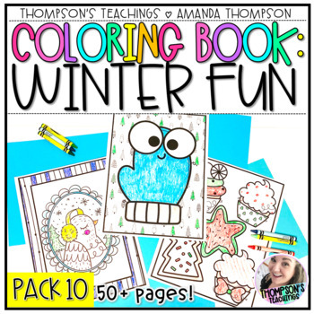 Preview of Winter Coloring Pages - Coloring Sheets - Winter Activities