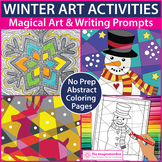 Winter Coloring Pages, December Art Activities, Writing Pr
