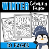Winter Coloring Pages - December Morning Work Coloring Sheets