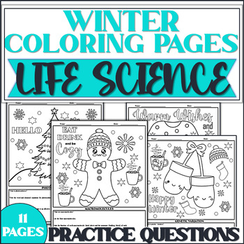 life science coloring page