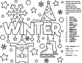 Winter Coloring Pages - Roots and Affixes