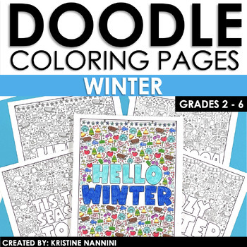 Preview of Winter Coloring Pages | Seasonal Coloring Sheets | Winter Activities
