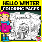 Winter Coloring Pages |  Winter Activities - Winter Coloring Book
