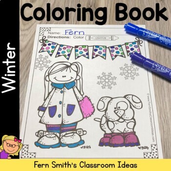 Preview of Winter Coloring Pages | Winter Coloring Book | Winter Craftivity