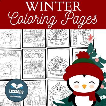 Preview of Winter Coloring Pages | Winter Coloring Sheets | Winter Quotes