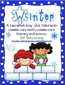 Preview of Winter - Common Core Math, Common Core Literacy & Science